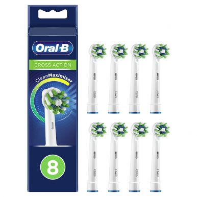 Набор зубных насадок Braun Oral-B Cross Action EB 50 RB Clean Maximiser (8 шт.)