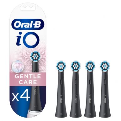 Набор зубных насадок Braun Oral-B iO Gentle Care RB Black (4 шт.)