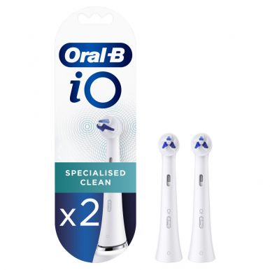 Набор зубных насадок Braun Oral-B iO Specialised Clean White (2 шт.)