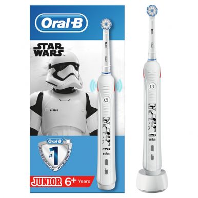 Электрическая зубная щетка Braun Oral-B Junior Star Wars Sensi Ultrathin D501.513.2
