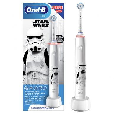 Электрическая зубная щетка Braun Oral-B Junior Star Wars D505.513.2K