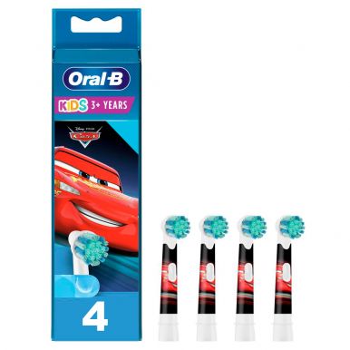 Набір зубних насадок Braun Oral-B Kids Cars EB 10S Extra Soft (4 шт.)