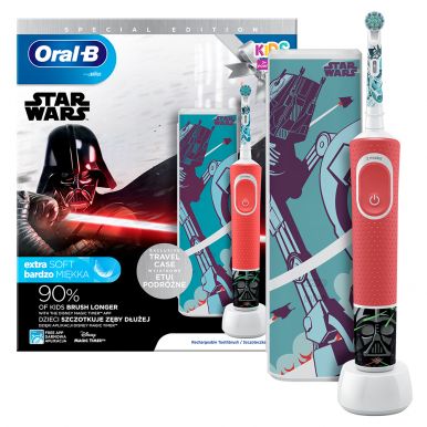 Электрическая зубная щетка Braun Oral-B Kids Star Wars D100.413.2KX Special Edition