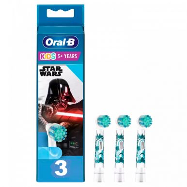 Набор зубных насадок Braun Oral-B Kids Star Wars EB 10S Extra Soft (3 шт.)