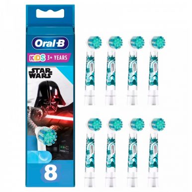 Набор зубных насадок Braun Oral-B Kids Star Wars EB 10S Extra Soft (8 шт.)