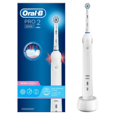 Электрическая зубная щетка Braun Oral-B Pro2 2000 Sensi Ultrathin D501.513.2 SU 