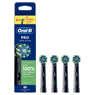 Набір зубних насадок Oral-B Pro Cross Action EB 50 BRX (4 шт.)