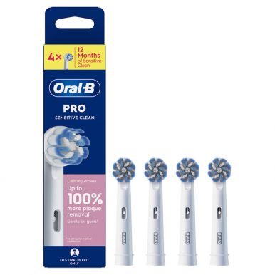 Набір зубних насадок Oral-B Pro Sensitive Clean EB 60 RX (4 шт.)
