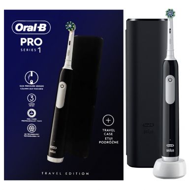 Електрична зубна щітка Braun Oral-B Pro Series 1 CrossAction Black (D305.513.3X)