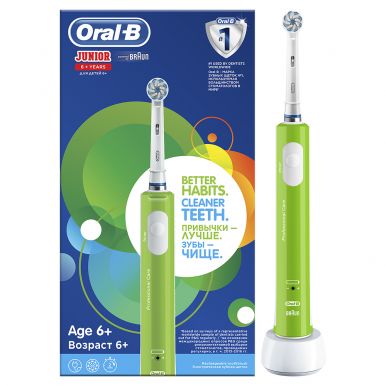 Электрическая зубная щетка Braun Oral-B Junior Sensi Ultrathin D16.513.1