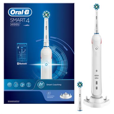 Электрическая зубная щетка Braun Oral-B Smart 4 4100s Cross Action D601.524.3 CR