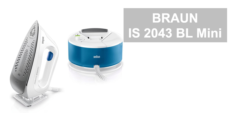 Огляд прасувальної системи Braun IS 2043 BL Mini