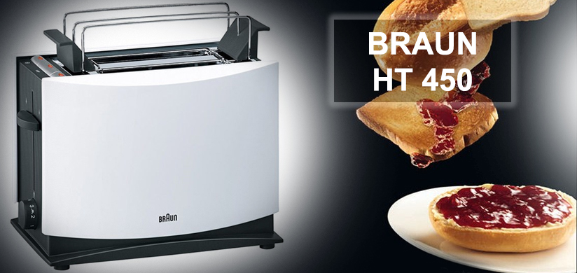 Обзор тостера Braun HT 450 White
